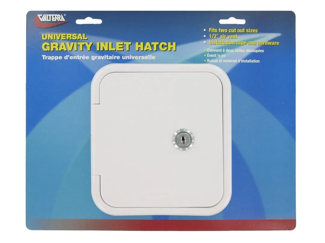A01-2002VP – VALTERRA LLC Fresh Water Inlet, Used For RV Fresh Water System Lockable Hatch Type Gravity Water Fill 1-...